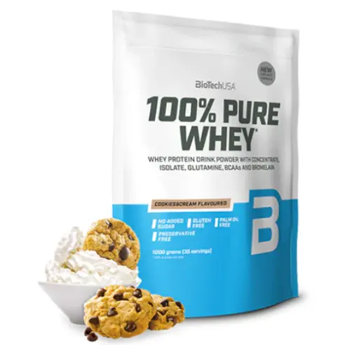 BioTech 100% Pure Whey Protéine 1000g - Informations nutritionnelles