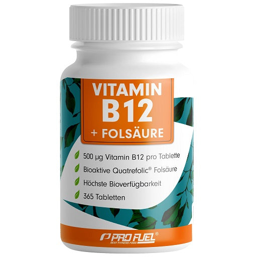ProFuel Vitaminee B12 + Folsäure 365 Comprimés — vue 4