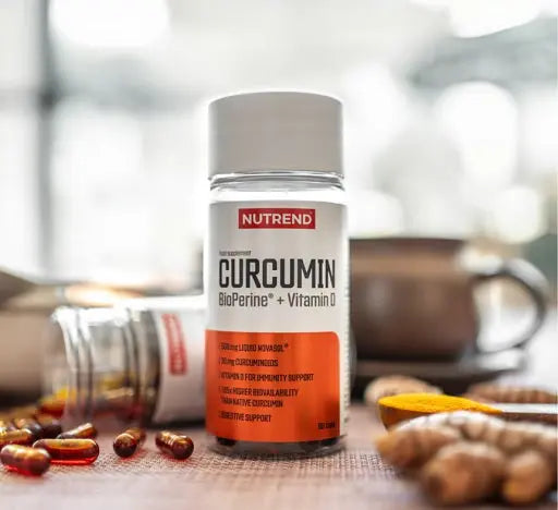 Nutrend Curcumin + Bioperine + Vitamin D, 60 Kapseln NUTREND