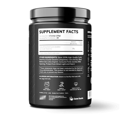 BPS-Pharma - Glyco Carbs Rapid 100% Cluster Dextrin 1000g — vue 3