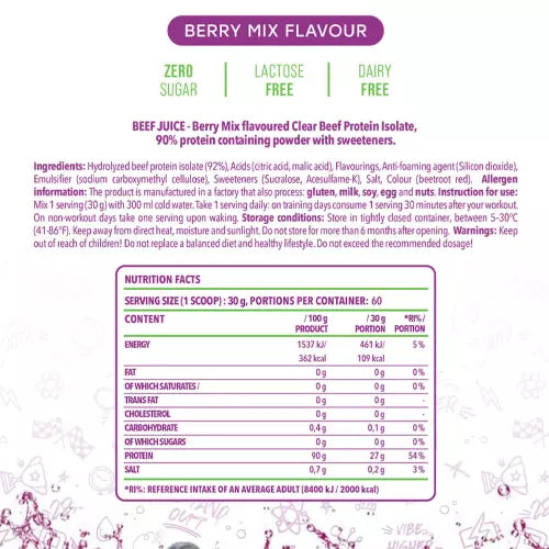 Nanosupps Beef Juice 1800g — Nature — vue 2