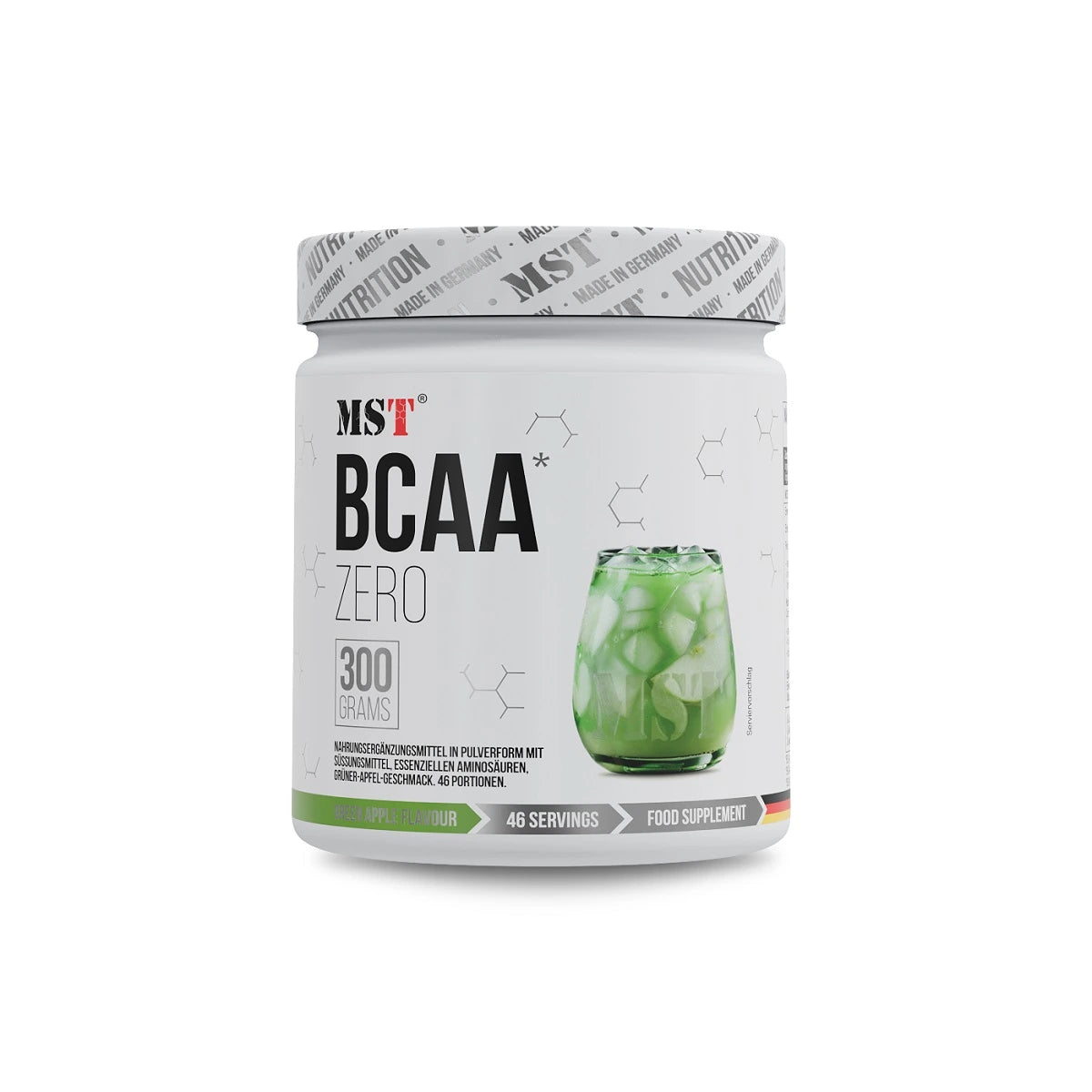 MST - BCAA Zero 300g — Green Apple — vue 2