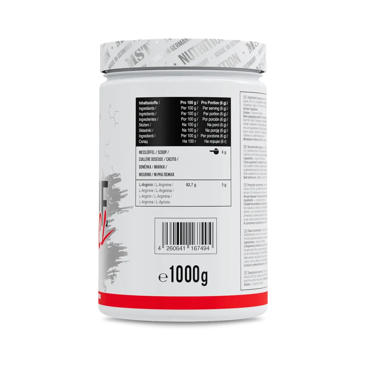MST - Arginine HCL 1000g — vue 2