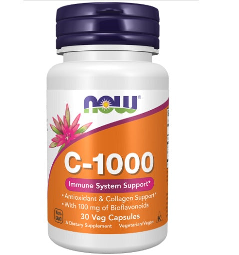 Now Foods Vitamin C-1000 30 Veg Kapseln — vue 4