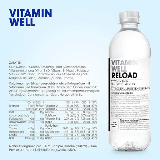 Vitamin Well Drink 12x500ml — Care — vue 2