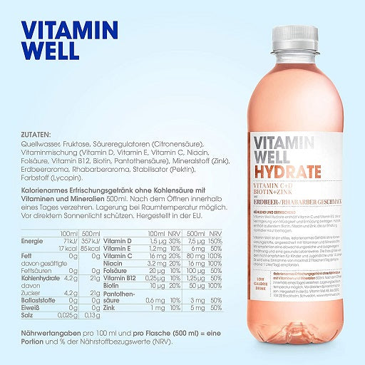 Vitamin Well Drink 12x500ml — Care — vue 3