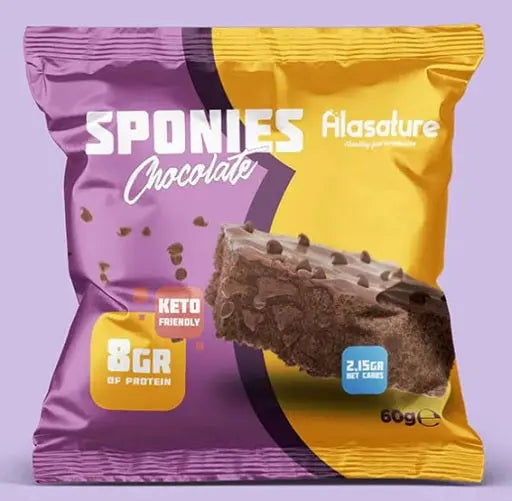 Alasature Sponies (Brownie) 8 x 60g - Nutrition sportive de qualité