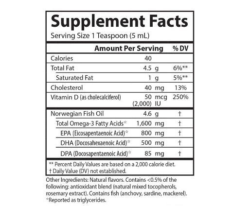 Carlson Labs The Very Finest Fish Oil - 200ml — Lemon — vue 3