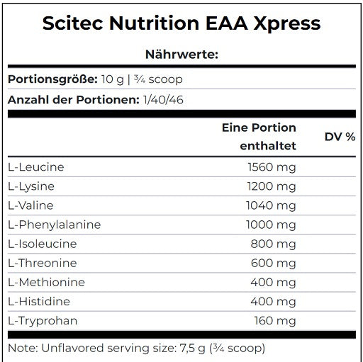 Scitec EAA Xpress 400g — Kiwi-Limette — vue 2