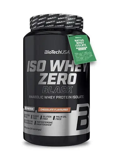BioTech Iso Whey Zero Black 908g - Nutrition sportive de qualité