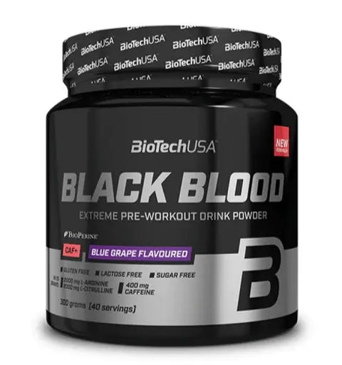 BioTech Black Blood CAF+ Complément Nutrition 300g (40 BioTech USA
