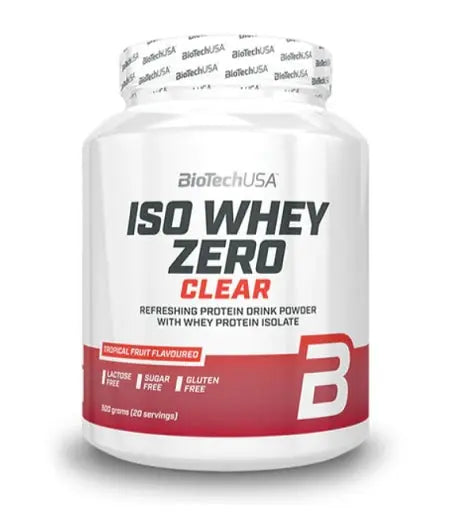 BioTech Iso Whey Zero Clear 500g - Nutrition sportive de qualité
