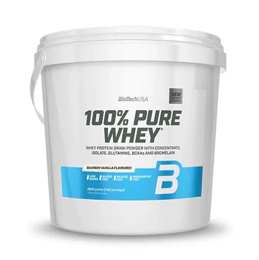 BioTech 100% Pure Whey 4000g - Nutrition sportive de qualité