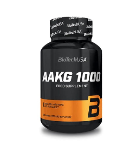 BioTech AAKG Complément Nutrition 1000mg 100 Comprimés.