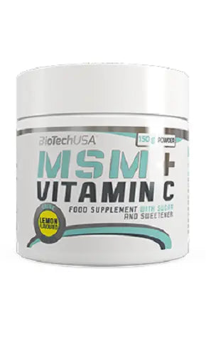 BioTech MSM + Vitamin C - 150g Complément Nutrition BioTech USA