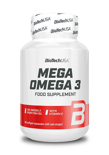 BioTech Mega Omega 3, 90 Capsules