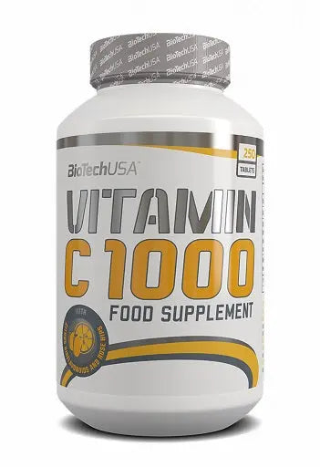 BioTech Vitamin C 1000 - Complément Nutrition 250 Comprimés. BioTech USA