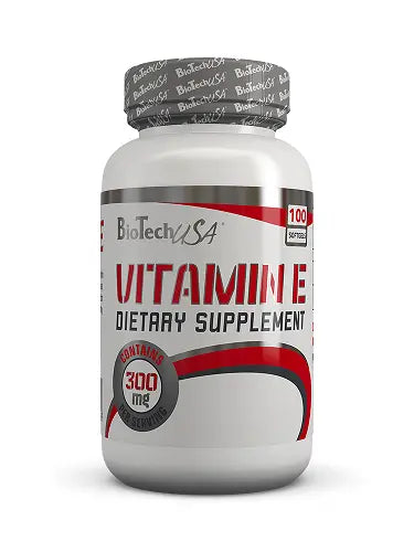 BioTech Vitamin E 100 Softgelcaps Complément Nutrition BioTech USA