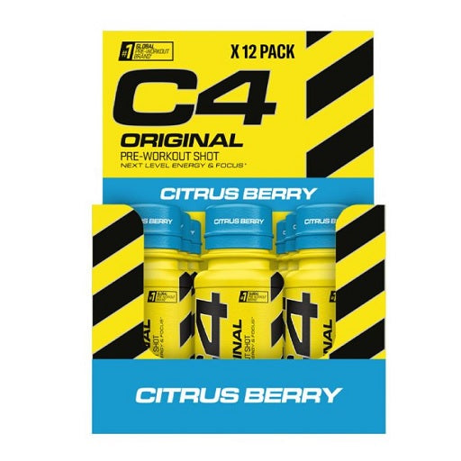 Cellucor C4 Original Shot 12 x 60ml — Citrus Berry
