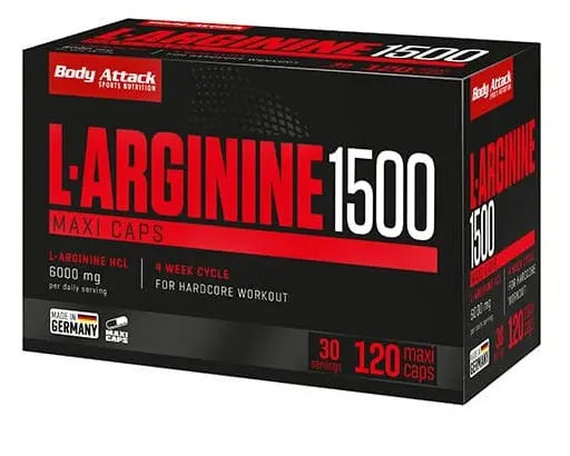 Body Attack L-Arginin 1500 120 Kapseln Body Attack