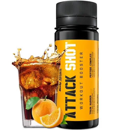 Body Attack Attack Shot 20 x Complément Sport 60ml Body Attack