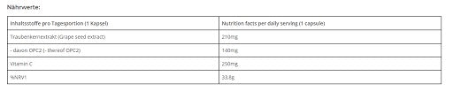 Body Attack OPC Traubenkern- Extrakt 60 Caps — vue 2