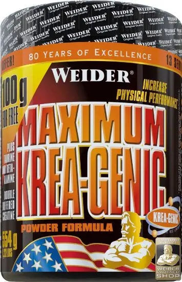 Weider Krea-Genic 554g, Dose Weider