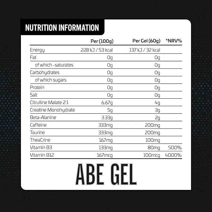 Applied Nutrition ABE Pre-Workout Gel 20x60ml Nutrition