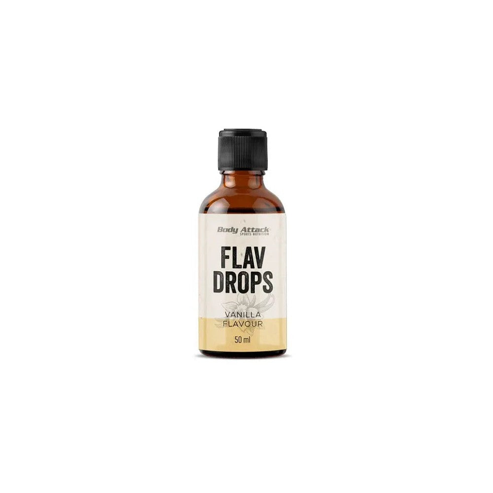 Body Attack Flavour Drops Complément Nutrition 50ml — Blueberry MHD 04/2025