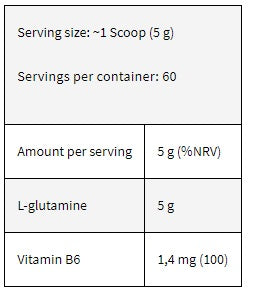 Kevin Levrone GOLD Glutamine 300g — vue 2