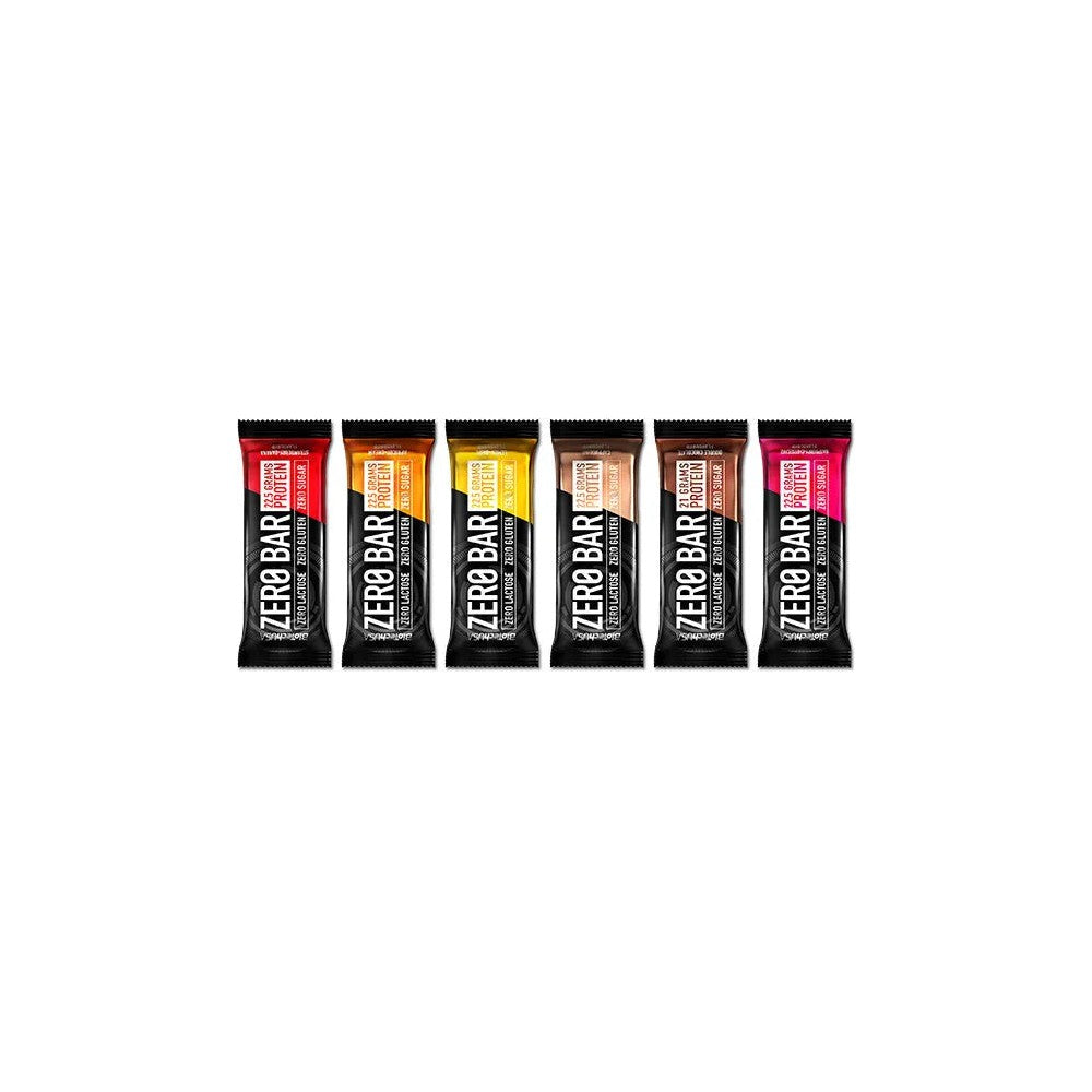 BioTech Zero Bar - 20x 50g Protéine Nutrition — Cappuccino
