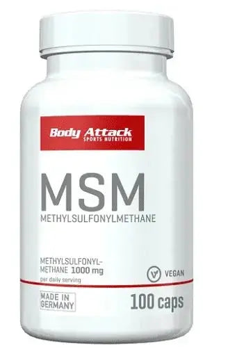 Body Attack MSM 100 Capsules Complément Body Attack