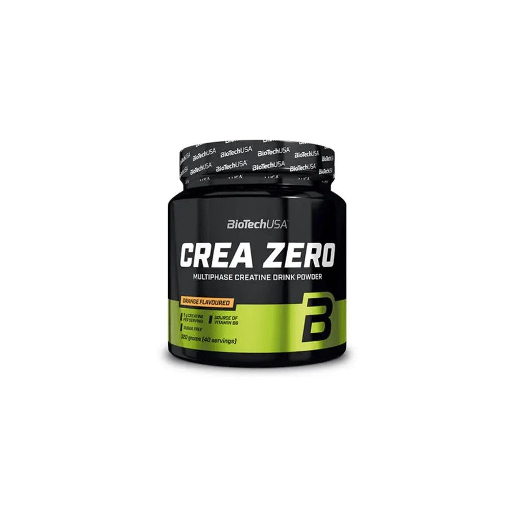 BioTech USA BioTech Crea Zero Complément 320g Nutrition — Orange