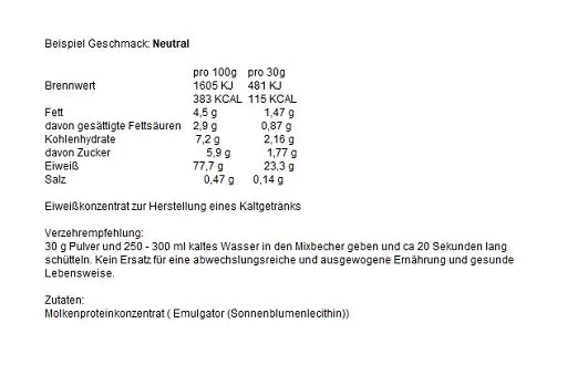 NNT Protéine Whey 1000g - Vue 2
