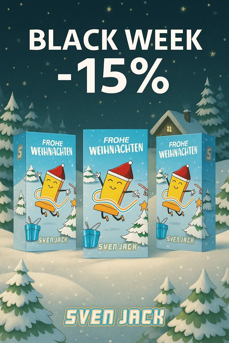 Calendrier de l'Avent Sven Jack 2025 | 49 x 65g | Fitness