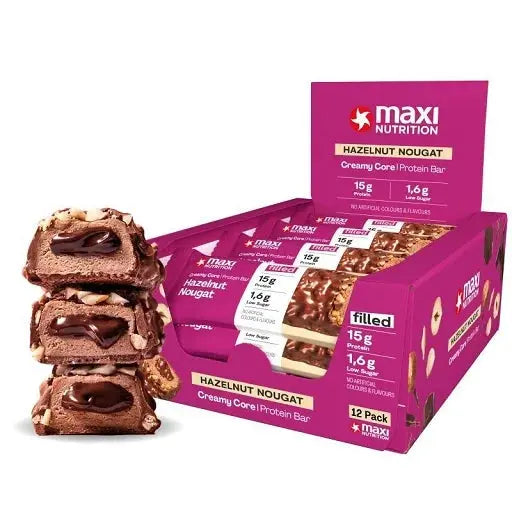MaxiNutrition Creamy Core Protein Bar 12x45g Nutrition