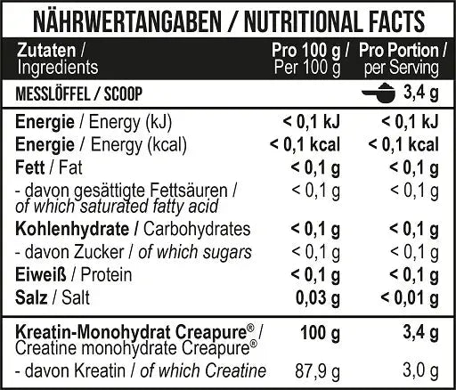 MST Creatin Pro CREAPURE 500g MST