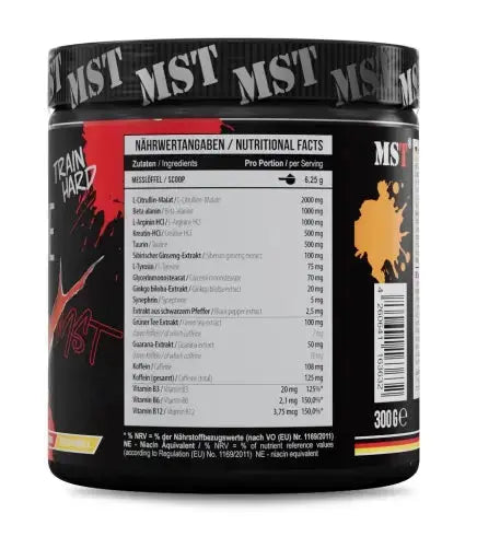 MST Pré-Workout Hurricane Pump 300g MST