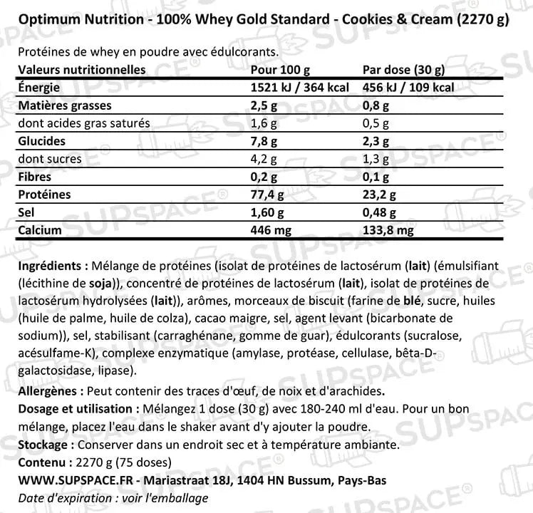 Optimum Nutrition Whey Gold Standard-2, 2 kg Nutrition