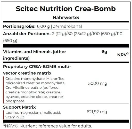 Scitec Crea-Bomb 660 g Scitec