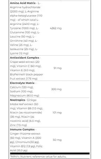 Scitec Hot Blood NO-STIM 375g Scitec