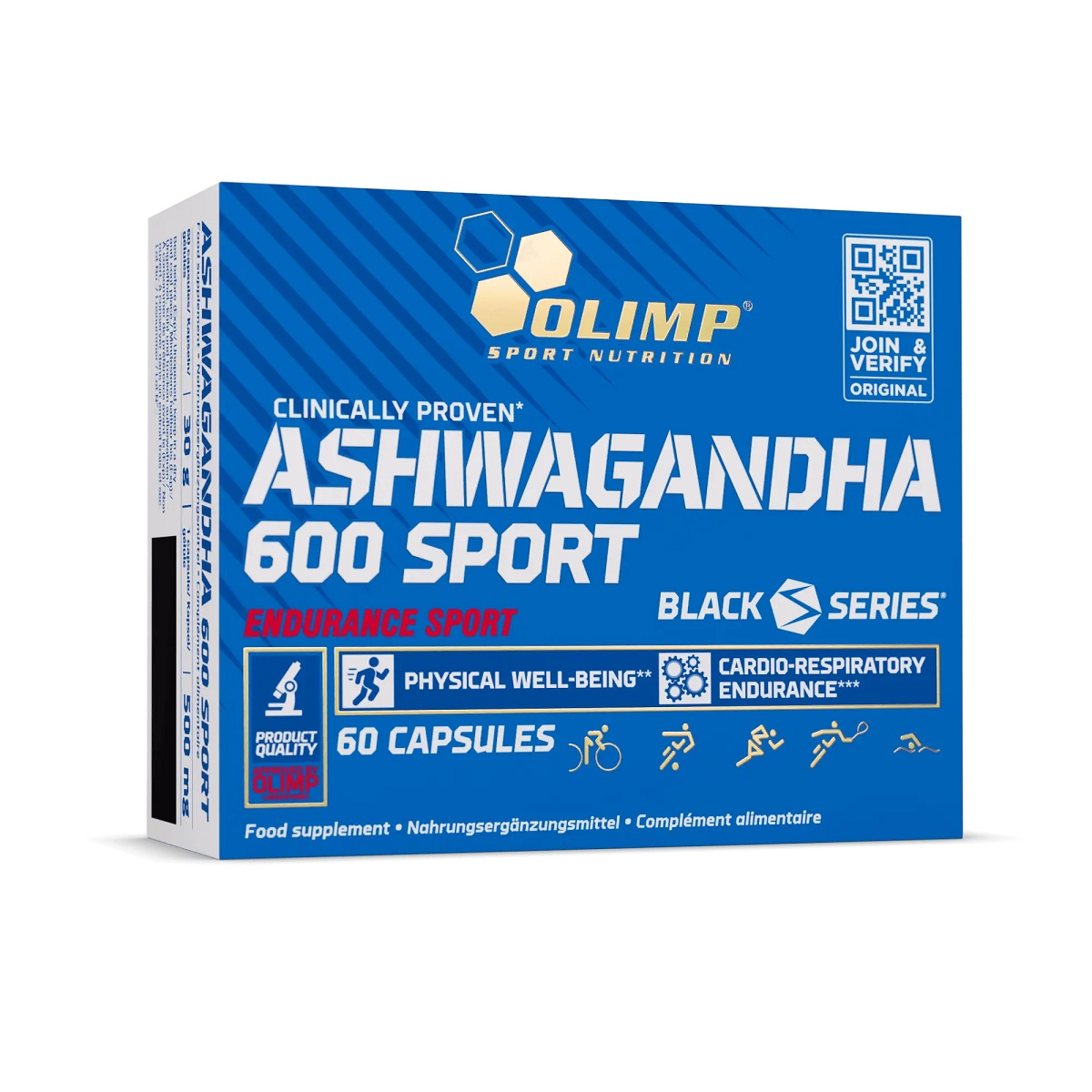 Olimp Ashwagandha 600 Sport 60 Kapslen — vue 2