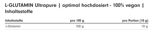ProFuel Glutamin Ultrapure 500g Beutel — vue 2