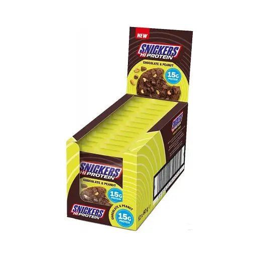 Snickers High Protein Cookie 12x60g - Nutrition sportive de qualité