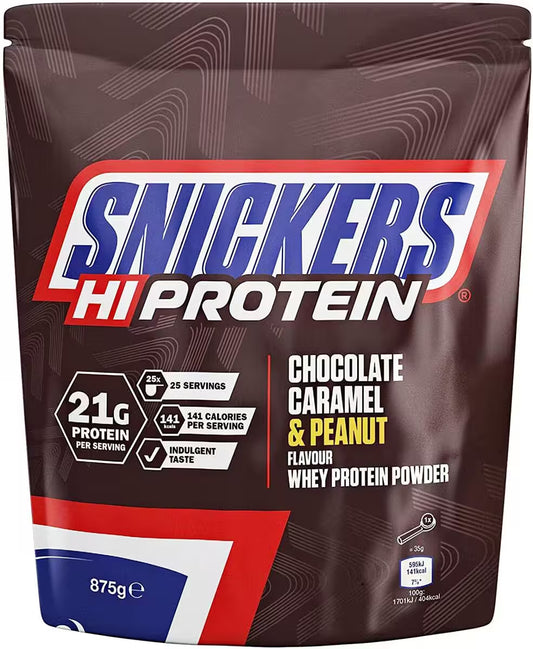 Snickers Protein Powder 875g/455g - Chocolate, Caramel & Peanut — 875g