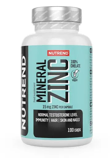 Nutrend Zinc Chelate 15mg 100 Caps NUTREND