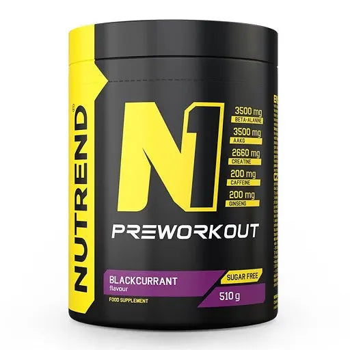 Nutrend N1 Preworkout 510g - Nutrition sportive de qualité