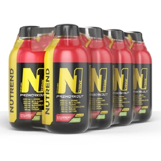 Nutrend N1 Preworkout Boisson 8x330ml — Énergie
