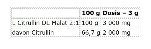 Nutrend Citrulline Malat 300g — vue 2