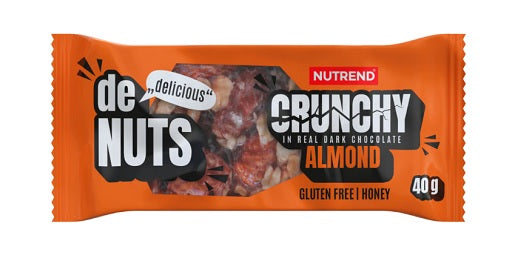Nutrend Denuts Crunchy 42x40g — Mandel